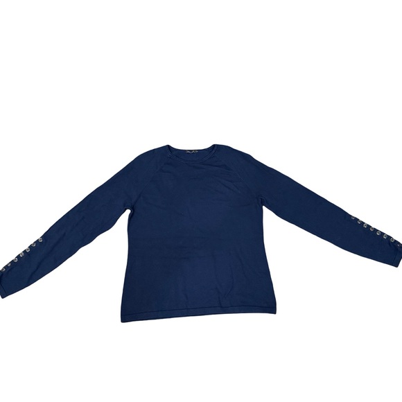 ✨ J. McLaughlin Jamey Sweater Navy Blue - Women’s Size Medium ✨ - Picture 14 of 15